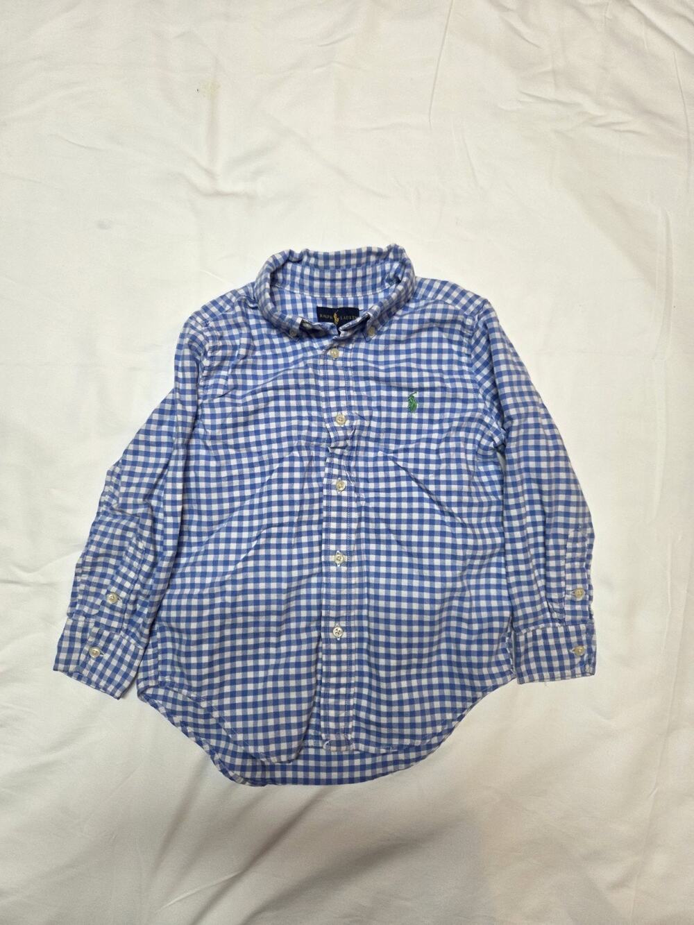 Ralph Lauren Toddler Plaid Button-Down Dress Shirt, Size 4t